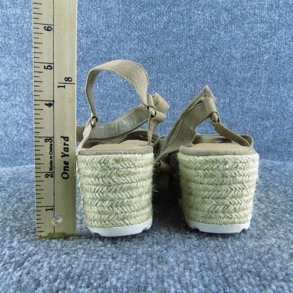 Time And Tru‎ Women Strappy Sandal Shoes Size 8 Medium Brown Synthetic - Picture 5 of 10